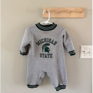 Vintage 12m Michigan state romper